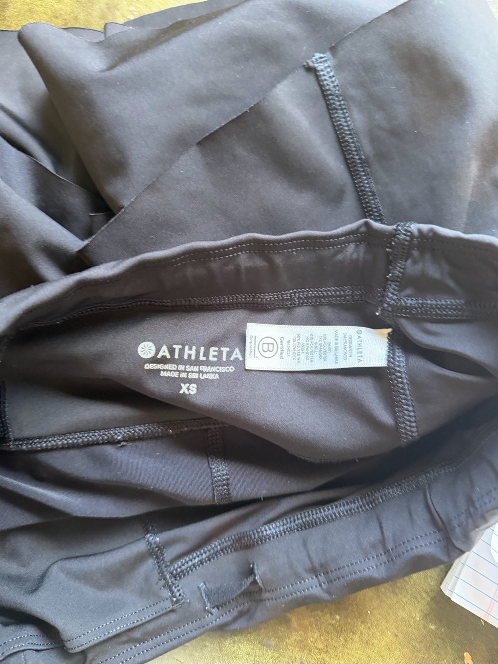 Athleta Momentum Skort Black Ruffle Tennis Running Golf Skirt XS EUC - Picture 6 of 11